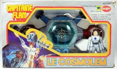Coffret CAPITAINE FLAM COSMOLEM COSMO LINER ST POPY 1980 - Lot 4 Missiles