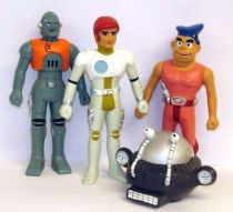 Captain Future - Set of 4 resin mini-statues : Captain Future, Grag, Otto and Simon Light