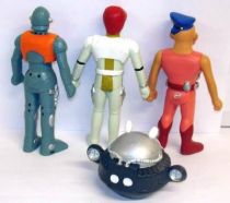 Captain Future - Set of 4 resin mini-statues : Captain Future, Grag, Otto and Simon Light