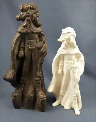 Captain Harlock - Delacoste - Brass Mould for 9\'\' Squeeze Toy + unpainted test shot