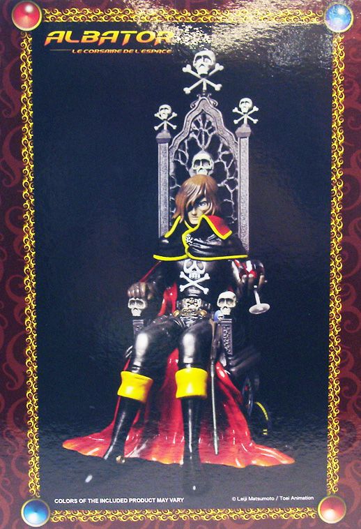 Statue Albator - Harlock on Throne 25cm - High Dream