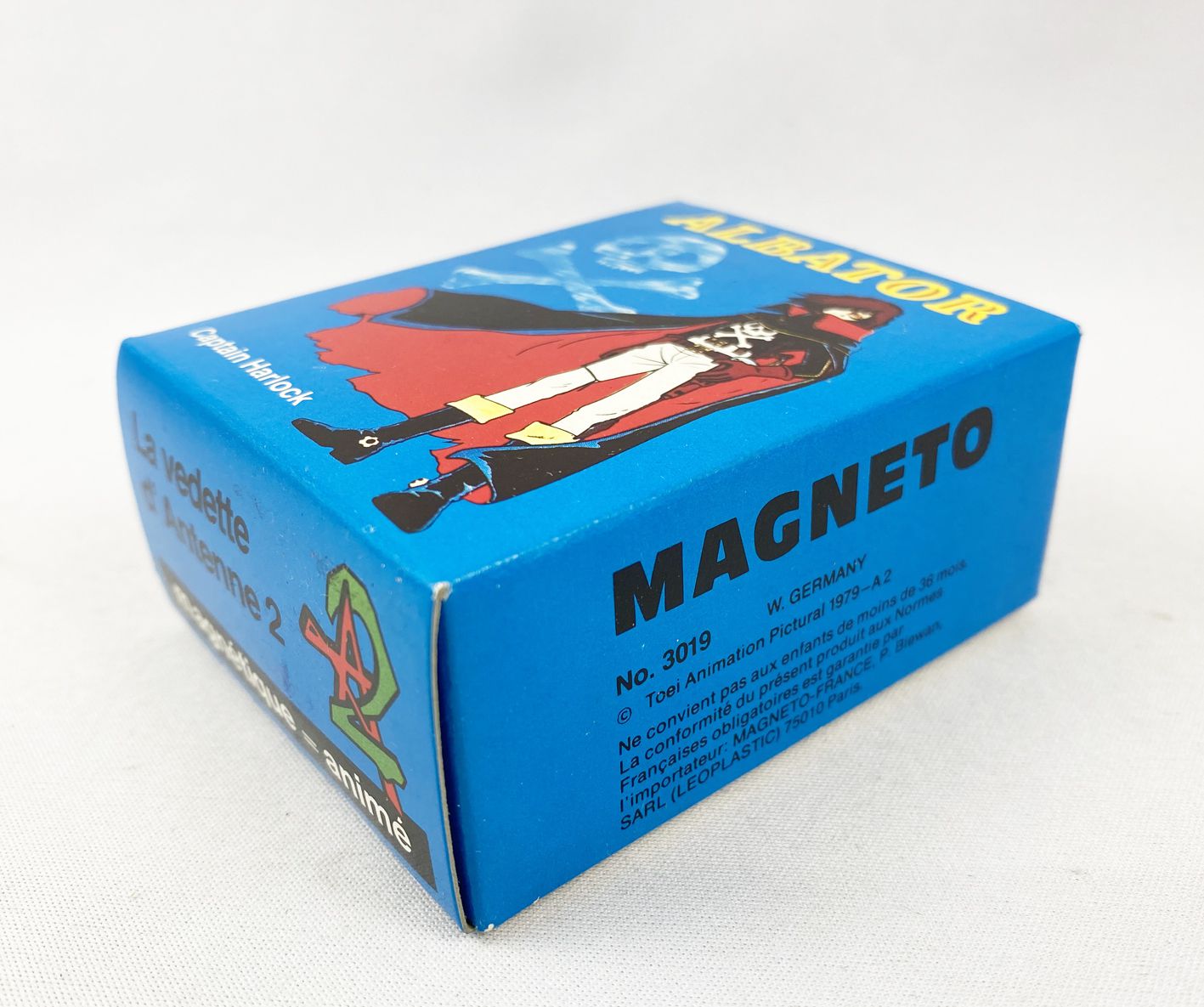 Figurine Albator magnétique Magneto n°3019 captain Harlock 1979 vintage -  Magneto