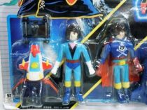 Captain Harlock - Vinyl figures 4 pack - Takatoku (mint on card)