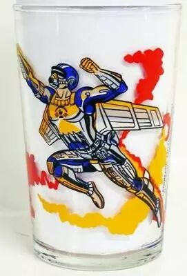 Captain Power - Verre � Moutarde Amora - Hawk Masterson & Lord Dread Biotron