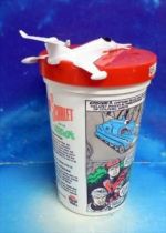 Captain Scarlet - Pizza Hut Collectible Plastic Cups - Angel Interceptor Jet Fighter