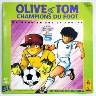 Captain Tsubasa - Record-Book 45s - A goalkeeper on the sideline - Ades / Le Petit Menestrel Records 1988