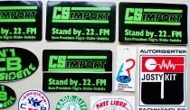 Car C.B. Radio CS Import President Z Beam - 18 x Vintage Stickers