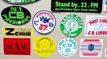Car C.B. Radio CS Import President Z Beam - 18 x Vintage Stickers