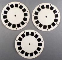 Car Race - 3 x View-Master Discs Set Loose Ref. D 112-F
