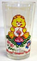 Care Bears - Amora mustard glass - Birthday Bear