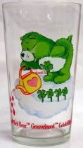 Care Bears - Amora mustard glass - Good Luck Bear