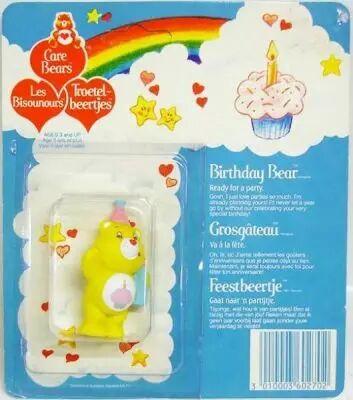 Bisounours Kenner - Miniature Groscopain Partage Sa Glace - Blister Carré Neuf