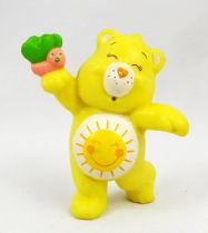 Care Bears - Kenner - Miniature - Funshine Bear dancing with a colorful butterfly (loose)