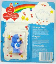 Care Bears - Kenner - Miniature - Grumpy Bear dropping ice cream on his foot (square card)