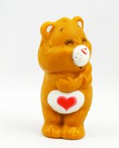 Care Bears - Kenner - Miniature - Tenderheart Beat giving himself a hug (loose)