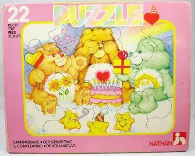 Bisounours -  Puzzle 22 pi�ces Nathan - L\'anniversaire (1)