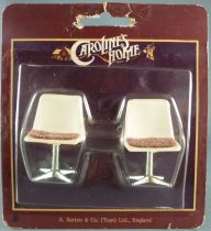 Caroline\'s Home - 2 Designs Chairs Dolls House Furniture Mint on Card