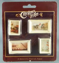 Caroline\'s Home - 4 Wall Paintings Dolls House Furniture Mint on Card