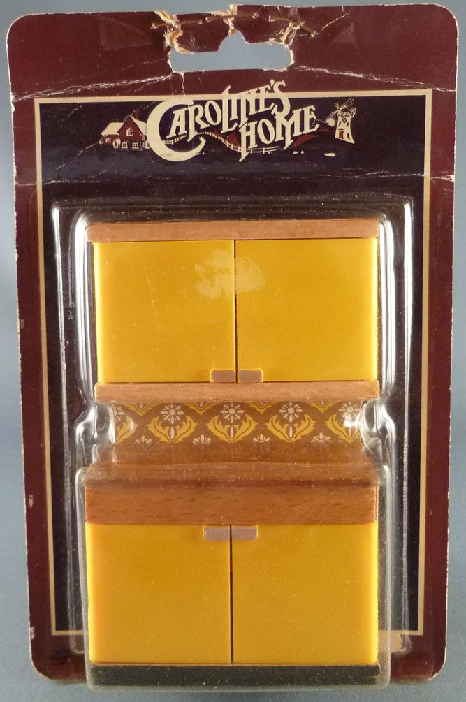 Caroline S Home Yellow Kitchen Cabinet Dolls House Furniture