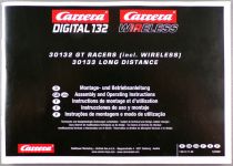 Carrera - 30132 GT Racers Wireless 30133 Long Distance Digital 1/32 Catalogue Manuel Instructions de Montage et Utilisation 