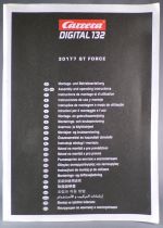 Carrera Digital 132 - 30177 Coffret Circuit GT Force Instructions de Montage et d\'Utilisation