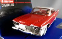 Carrera Digital 30442 - Plymouth Fury 1960 Rouge Eclairage Neuve Boite Slot Car 1/32