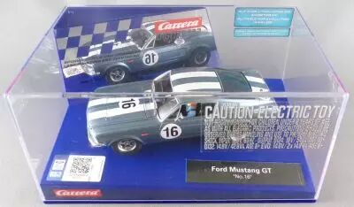 Carrera Digital 30758 - Ford Mustang GT N�16 Eclairage Neuve Boite Scell�e Slot Car 1/32