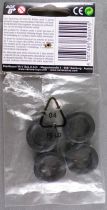 Carrera Evolution & Digital 89551 - Set of 4 Tires for Chevrolet Bel Air Coupé 57 Custom MIB Slot Car 1:32
