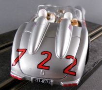 Carrera Evolution 25421 - Mercedes Benz 300 SLR Millie Miglia 1955 N°722 Argentée 1/32 Slot Car