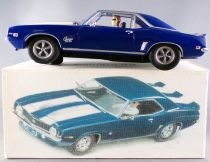 Carrera Evolution 25464 - Chevrolet Camaro SS396 1969 Bleue Bandes Blanches 1/32 Slot Car