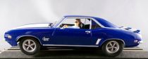 Carrera Evolution 25464 - Chevrolet Camaro SS396 1969 Bleue Bandes Blanches 1/32 Slot Car