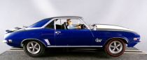 Carrera Evolution 25464 - Chevrolet Camaro SS396 1969 Blue White Stripes Slot Car 1:32 2
