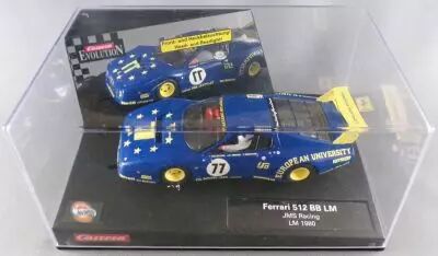 Carrera Evolution 27126 - Ferrari 512 BB LM JMS RacinG 1980 #77  MIB 1:32