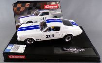 Carrera Evolution 27450 - Ford Mustang GT #289 White Blue Stripes MIB 1:32