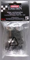 Carrera Evolution 89112 - Front and Rear Axles with Wheels for Panoz LMP 07 Roadster 25430 25431 25480 MIB Slot Car 1:32