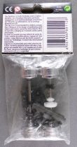 Carrera Evolution 89112 - Front and Rear Axles with Wheels for Panoz LMP 07 Roadster 25430 25431 25480 MIB Slot Car 1:32
