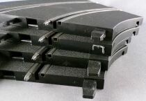 Carrera Profi 71501 - 4 Pistes Courbes 1/45° 4 Pièces = 180° sans Bordure Latérale Rouge & Blanche sans Boite 1/32