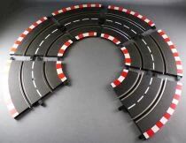 Carrera Profi 71501 - 6 Pistes Courbes 1/45° 4 Pièces = 180° sans Boite 1/32