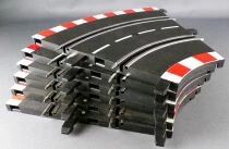 Carrera Profi 71501 - 6 x Curved Track 1/45° 4 Pieces= 180° no Box 1:32