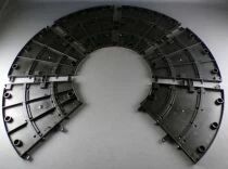 Carrera Profi 71501 - 6 x Curved Track 1/45° 4 Pieces= 180° no Box 1:32