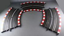 Carrera Profi 71502 - 3 Pistes Courbes 2/45° sans Boite 1/32