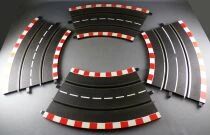 Carrera Profi 71502 4 x Curved Track 2/45° 4 Pieces= 180° Boxed 1:32