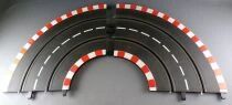 Carrera Profi 71505 - 2 x Curved Track 1/90° 2 Pieces= 180° no Box 1:32