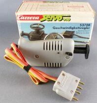 Carrera Servo 53708 - Speed Control (Grey) with Steering Wheel and Lock Button Mint in Box 1:32