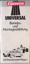 Carrera Universal - Manuel Betriebs und Montage Anleitung Instructions de Montage & Utilisation 2