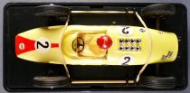 Carrera Universal 403 - Lotus Climax Cooper T66 F1 Light Yellow Red Stripe #2 Boxed 1:32