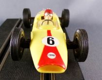Carrera Universal 403 - Lotus Climax Cooper T66 F1 Light Yellow Red Stripe #2 no Box 1:32