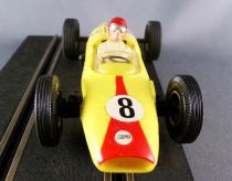 Carrera Universal 403 - Lotus Climax Cooper T66 F1 Light Yellow Red Stripe #8 no Box 1:32 2