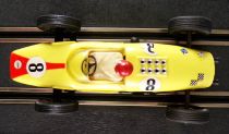 Carrera Universal 403 - Lotus Climax Cooper T66 F1 Light Yellow Red Stripe #8 no Box 1:32 2