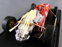 Carrera Universal 40405 - Ferrari 312 F1 Spaghetti N°3 Bandes Blanches 1967 L.Bandini en Boite 1/32